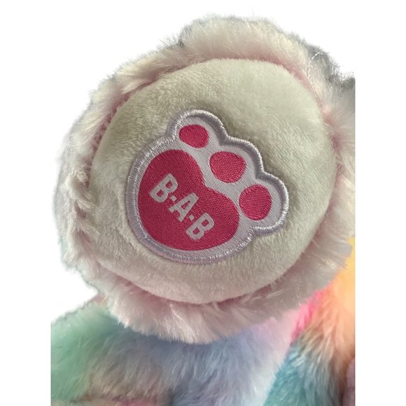 Build a Bear - Sweet White & Light Pink Frost Fox with Tie-Dye Bunny Outfit - Picture 7 of 11